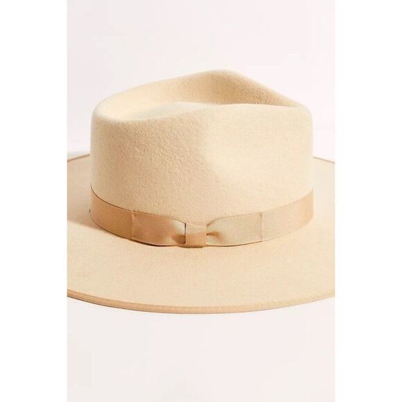 NWT LACK OF COLOR Sz M RANCHER FELT HAT IN IVORY - Picture 3 of 3